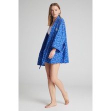 Christina's Storm Royal Blue Paisley Limited Edition Kimono