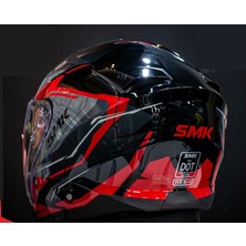 Smk Gtj Escape GL236 Kırmızı Güvenli Açık Kask