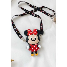 Lion Bijuteri Minnie Mouse Figürlü Silikon Çocuk Çanta