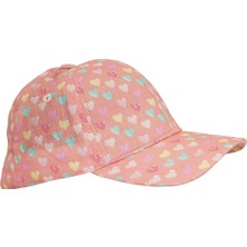 Miniko Kids Kitti 24240-08  4-8 Yaş Kalpli Kasket Şapka