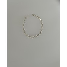 Mat Store Zirkon Taşlı Silver Bileklik 17-19 cm