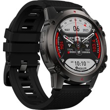 Zeblaze Vibe 7 Lite Black Akıllı Saat - Siyah, SpO2 (Kan oksijeni) İzleme, Uyku İzleme, Suya Dayanıklı, Çoklu Spor Modları