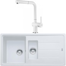 Franke Basis Bfg 651 Bianco Granit Eviye-Active Plus Doccia 2.0 Batarya Seti