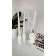Mile Concept Dekoratif Beton Şamdan/mumluk Seti 3lü Set
