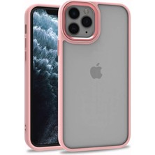 Techno Guru iPhone 11 Pro Şık Görünümlü ve Arkası Şeffaf Flora Premium Kılıf