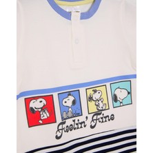 Snoopy Kisa Tulum Ekru 9-12 Ay