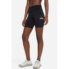 Nike Dri-Fit Epic Luxe Trail 7 Cepli Kadın Koşu Şortu Siyah