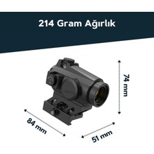 Vector Optics Maverick-Iı Plus 1X22 Dbr Red Dot Nişangah SCRD-PD12