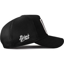 BlackBörk V1 Trucker Kurt - 3SB Kod Logolu Unisex Siyah Şapka (Cap)