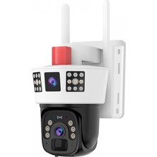 Acme O-KAM-3412 Solar Wıfı 6mp Wıfı Ptz Dual 10X Zoom 4-12MM Renkli Kamera