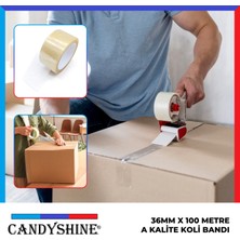 Candy Shine 36MM Birinci Sınıf Net 100 Metre Akrilik Koli Bandı