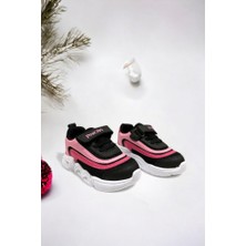 Memory Foam Çift Bant Işıklı Unisex Çocuk Spor Sneakers