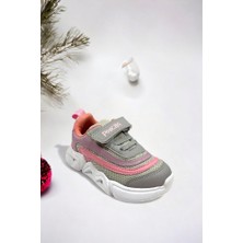 Memory Foam Çift Bant Işıklı Unisex Çocuk Spor Sneakers