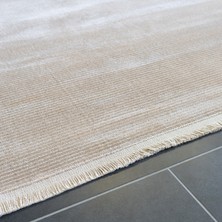 Dekorvia Delüx 9154 Gri Yumuşak Dokulu Halı Salon Mutfak Kesme Yolluk Makine Halısı