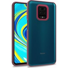 Techno Guru Redmi Note 9 Pro Şık Görünümlü ve Arkası Şeffaf Flora Premium Kılıf