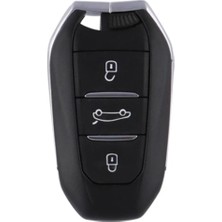 Renk Store Peugeot 2008 3008 4008 5008 308 408 508 C1 C2 C4 C6 C3-Xr Citroen Ds5 Beyaz Silikon Kılıf Anahtarlık