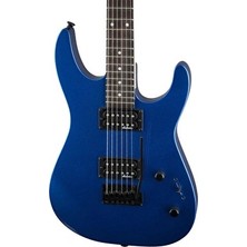 Jackson JS11 Dinky 2-Point Tremolo Amaranth Klavye Metallic Blue Elektro Gitar