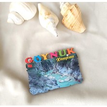 HD Marketim Magnet Antalya Göynük Kanyonu Ahşap Mıknatıslı Buzdolabı Süsü