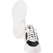 Xtep 976118320001 Siyah-Beyaz Retro Sneaker Wmn Ayakkabı