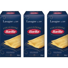 Barilla Lazanya / Lasagne N.189 Sade Makarna 500 Gr. x 3 Adet