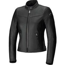 Alpinestars Tory Korumalı Deri Kadın Motosiklet Montu Siyah  Siyah