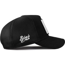 BlackBörk V1 Trucker Bengal Kaplan - 1 Kod Logolu Unisex Siyah Şapka (Cap)