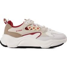 Xtep 976119320006 Beyaz-Sarı Retro Sneaker Ayakkabı