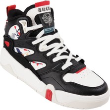 Xtep 976118310047 Siyah-Beyaz Retro Sneaker Wmn Ayakkabı