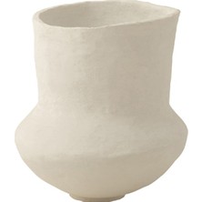 Laromita Decoration Archaıc Dev Kağıt Küp / Beyaz