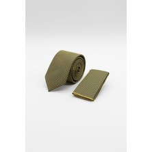 Hardal 6 Cm Desenli Kravat 1090240143