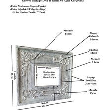 Neiwel Vintage Diva B Ahşap Resim ve Ayna Çerçevesi