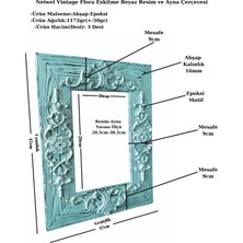 Neiwel Vintage Flora C Ahşap Resim ve Ayna Çerçevesi