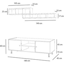 Decorlayn Zümrüt Tv Ünitesi