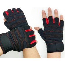 GongtuShop Kırmızı Stil M Boyutu Taktik Spor Spor Ağırlık Kaldırma Spor Salonu Eldiveni Eğitim Spor Vücut Geliştirme Egzersiz Bilek Wrap Egzersiz Eldiven Erkekler Kadınlar Için (Yurt Dışından)