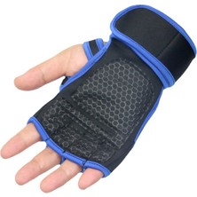 GongtuShop No.3 Tarzı M Boyutu Halter Eğitim Eldiven Erkekler Kadınlar Için Spor Spor Vücut Geliştirme Jimnastik Spor Salonu El Bilek Palm Koruyucu Eldiven (Yurt Dışından)