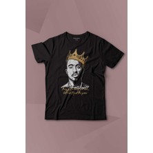 Kendim Seçtim Tupac Hip Hop Rap Music 2pac Baskılı Çocuk Tişört Kısa Kollu