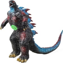 Elifeshop Gerçekçi Görünümlü Özel Dokulu Godzilla Vs. Kong Giant Godzilla Ejderha Figür Oyuncak 35 Cm. Model B