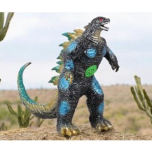 Elifeshop Gerçekçi Görünümlü Özel Dokulu Godzilla Vs. Kong Giant Godzilla Ejderha Figür Oyuncak 35 Cm. Model C