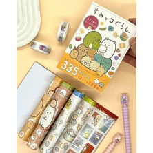 Sarı Defter Sumikko Gurashi  Sticker /  Bullet Journal / Defter Süsleme / Çıkartma