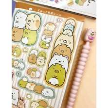 Sarı Defter Sumikko Gurashi  Sticker /  Bullet Journal / Defter Süsleme / Çıkartma