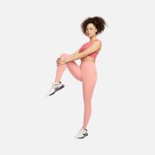 Nike One Luxe Mid-Rise Training Pink Tayt Kadın Antrenman Pembe Spor Tayt AT3098 606