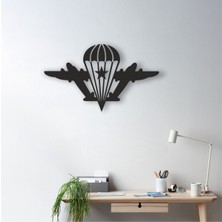 Elf Reklam Uçak Paraşüt Tablo Ahşap Mdf Lazer Kesim