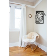 Elf Reklam Kartal Şahin Geometrik Tablo Ahşap Mdf Lazer Kesim