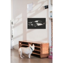 Elf Reklam Klasik Araba Tablo Ahşap Mdf Lazer Kesim