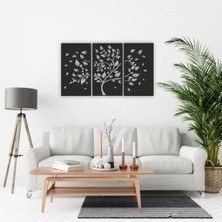 Elf Reklam Ağaç Yaprakları Parçalı Tablo Ahşap Mdf Lazer Kesim