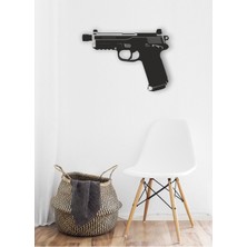 Elf Reklam Classic Silah 2 Ahşap Mdf Lazer Kesim Tablo