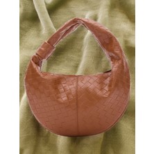 Bag Flower Örgülü Omuz Çantası Donna