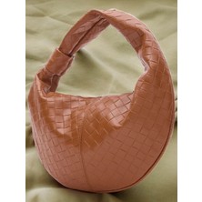 Bag Flower Örgülü Omuz Çantası Donna
