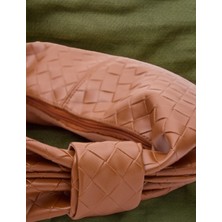 Bag Flower Örgülü Omuz Çantası Donna