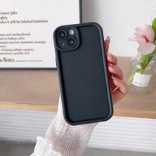 iPhone 14 Uyumlu Kılıf Kamera Lens Çıkıntılı Non-Slip Mat Esnek Silikon Kapak